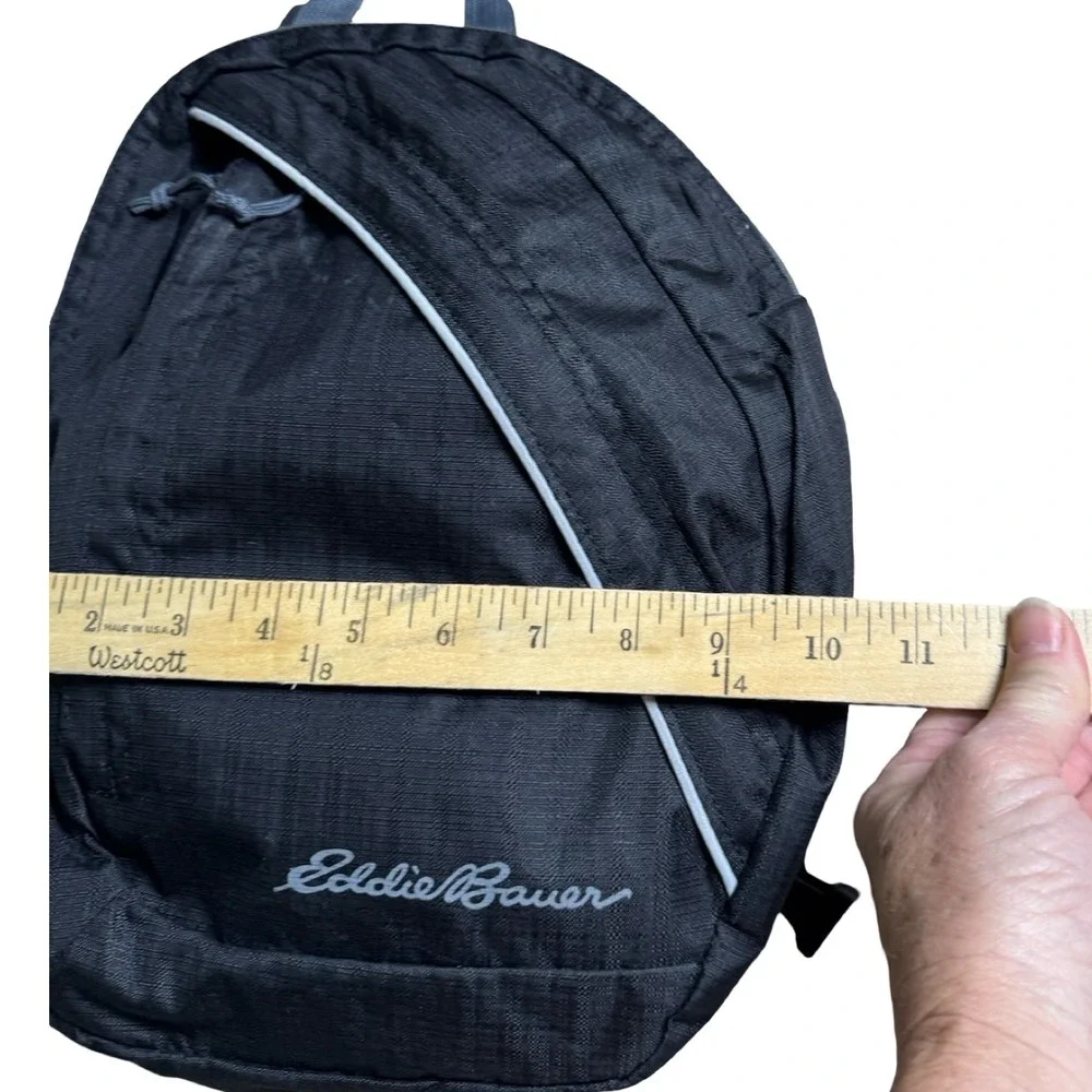 Eddie Bauer Sling Bag Unisex OS Black Good Ripstop Crossbody Hiking Daypack